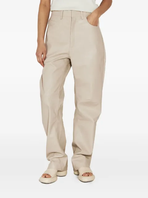 ENTIRE STUDIOS faux-leather trousers Neutrals ES2107