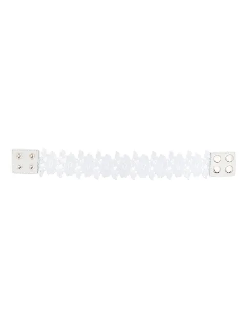Manokhi lace choker necklace White MANO116LACE12