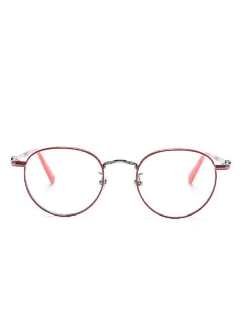 Moncler Eyewear round-frame glasses Red ML5204