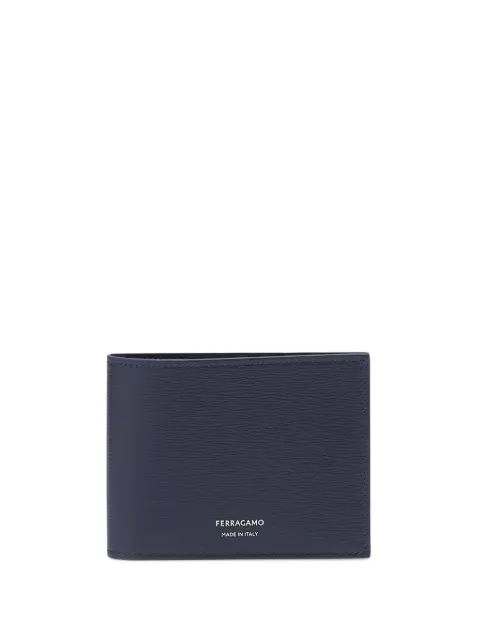 Ferragamo logo-stamp wallet Blue 775359