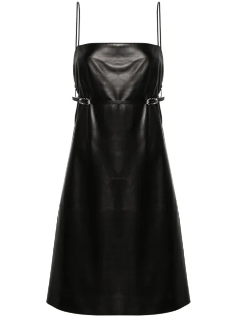 Givenchy belted leather mini dress Black BW221C61G9