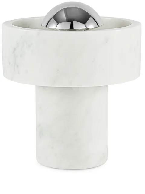 Tom Dixon Stone portable LED UN light (28cm x 19cm) White STPO01SSUN