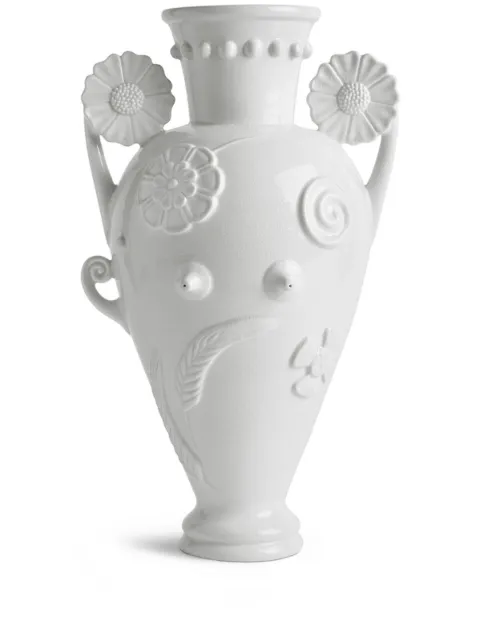 L'Objet Pantheon Persephone porcelain vase (47cm x 26.5cm) White PA110