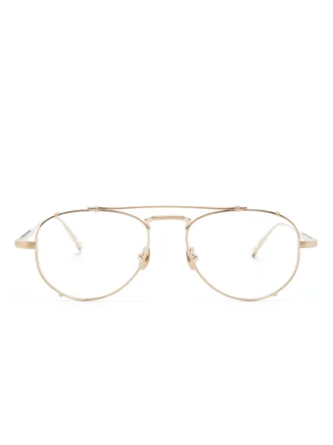 Matsuda M3142 geometric-frame glasses Gold M3142