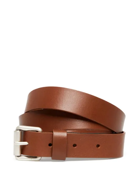 Carhartt WIP leather rectangle-buckle belt Brown I03243314EXX