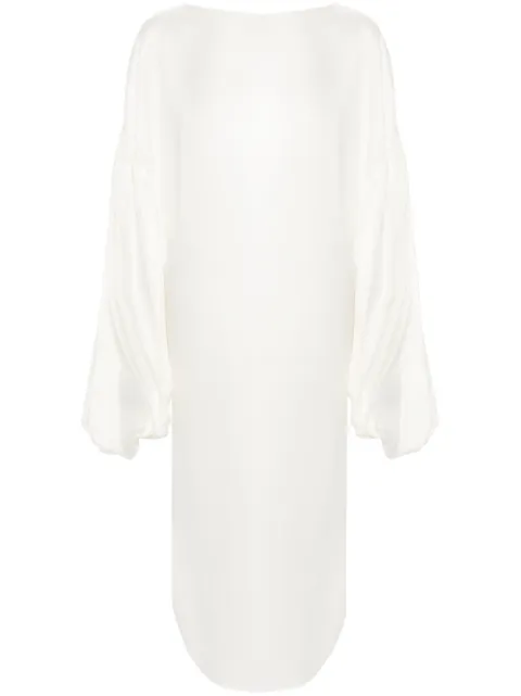 KHAITE The Zelma midi dress Neutrals 5419386168