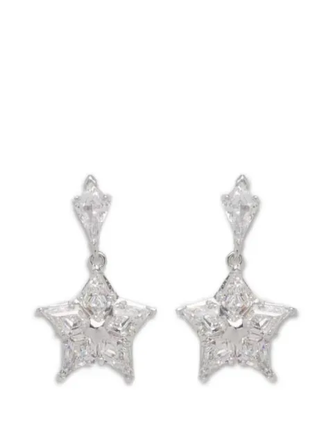Swarovski star-drop earrings Silver 5652002