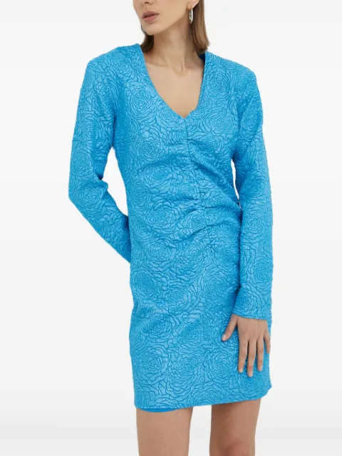 Gestuz floral gathered dress Blue 10906936