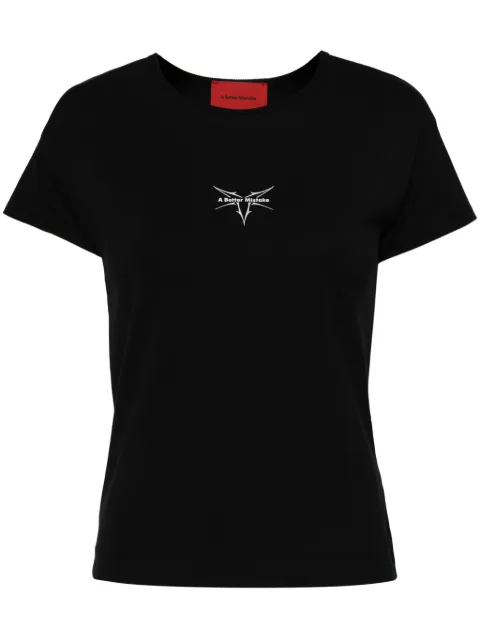 A BETTER MISTAKE logo-print T-shirt Black 08D19TS146