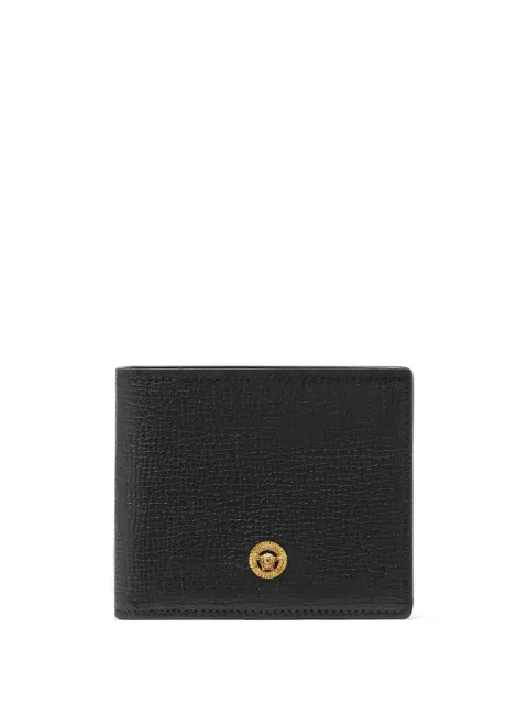 Versace Medusa biggie leather wallet Black DPU24631A10544