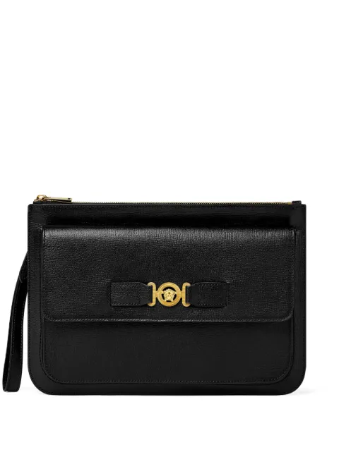 Versace Medusa Biggie clutch bag Black 10158171A10544