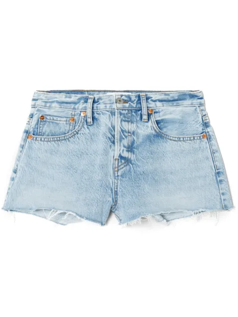 RE/DONE mid-rise denim shorts Blue 14104WMRRLXS