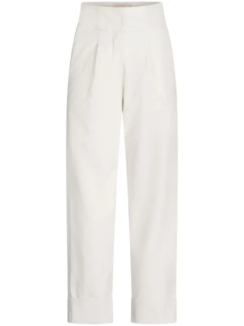 Silvia Tcherassi Moad high-waisted straight-leg trousers White ST240771
