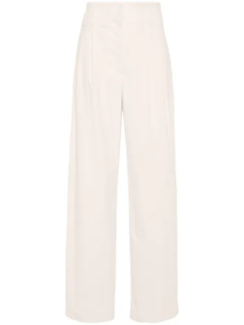 Genny wide-leg trousers Neutrals 76AJA175N0370