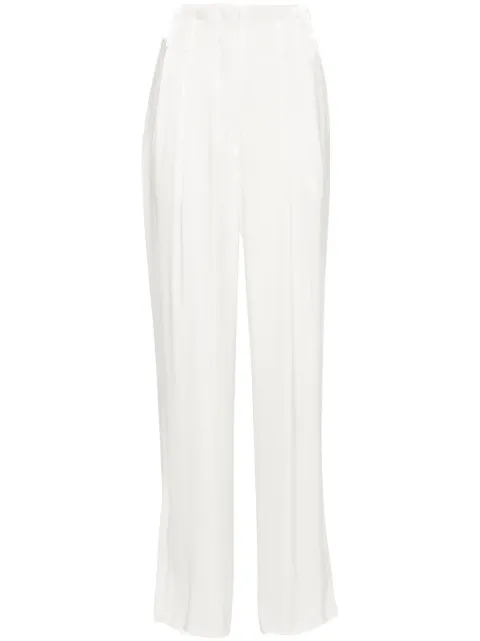 Genny pleated palazzo pants White 76AJA175N0380
