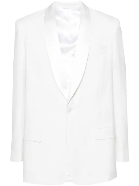 Givenchy shawl-lapels single-breasted jacket White BM30FG10Q0