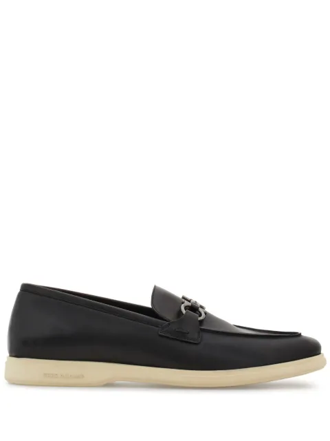 Ferragamo casual loafers with Gancini ornament Black 774493