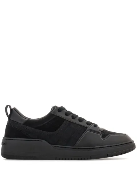 Ferragamo panelled leather sneakers Black 775744