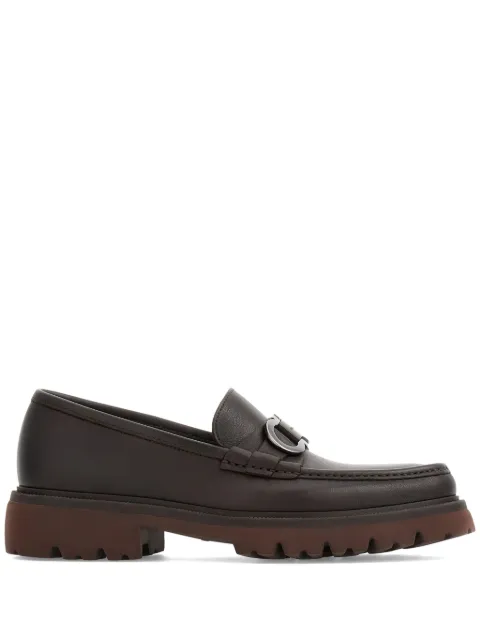 Ferragamo moccasins with Gancini ornament Brown 774316