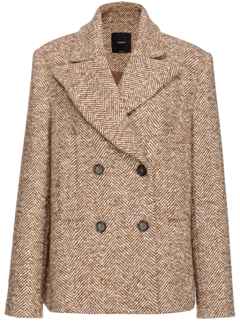 PINKO double-breasted blazer Neutrals 104118A245