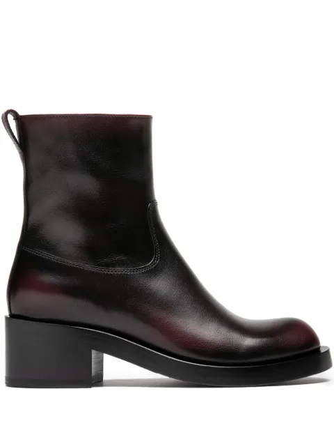 Officine Creative leather boots Red OCDBRET005BUVURD659