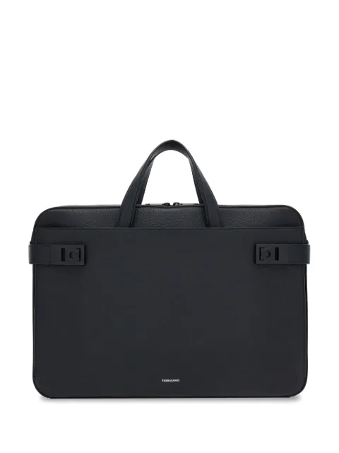 Ferragamo briefcase with Hug buckle M Black 775193