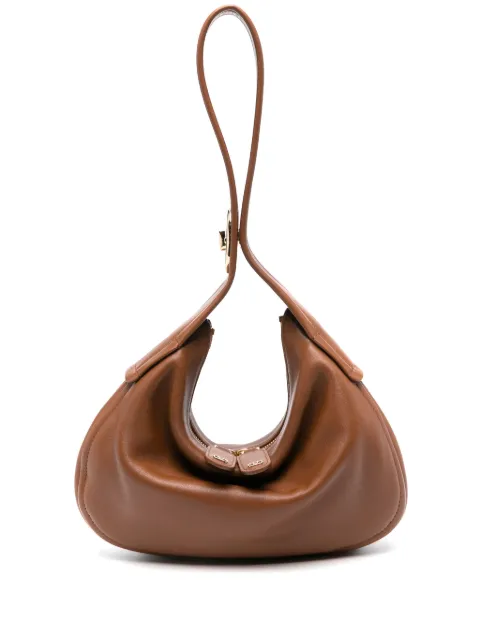 Valentino Garavani VLogo leather shoulder bag Brown WB0N54ZFJ