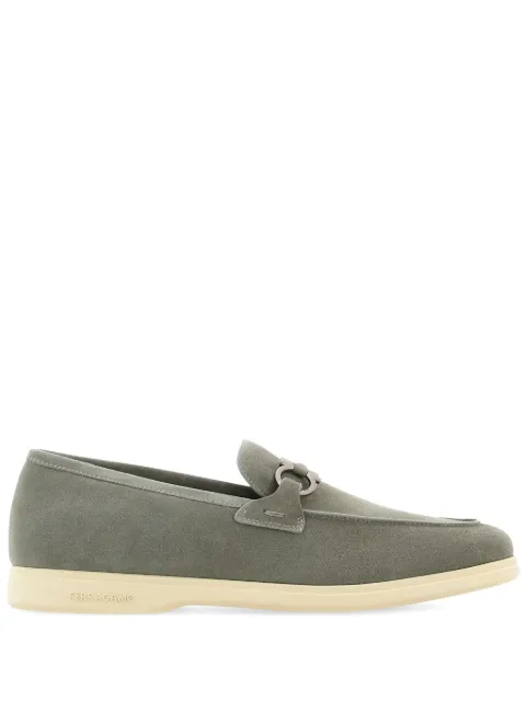 Ferragamo casual loafers with Gancini ornament Grey 774195