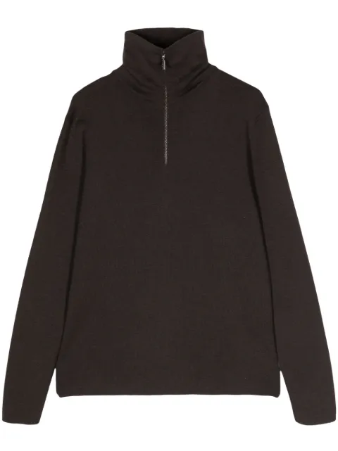 Cruciani roll-neck wool jumper Brown UC3216420A11LZ01