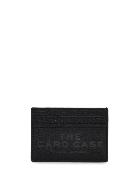 Marc Jacobs logo-print leather cardholder Black 2P4SMP045S02001