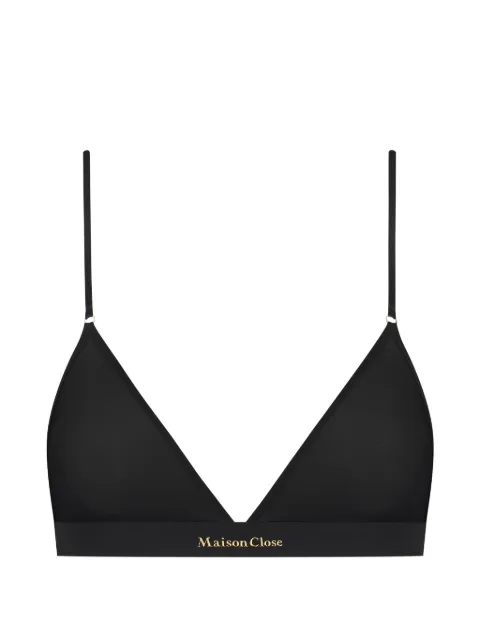 Maison Close double sens triangle bralette Black 562279