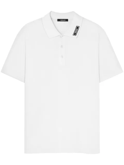 Versace 90s Logo polo shirt White 10139061A11276