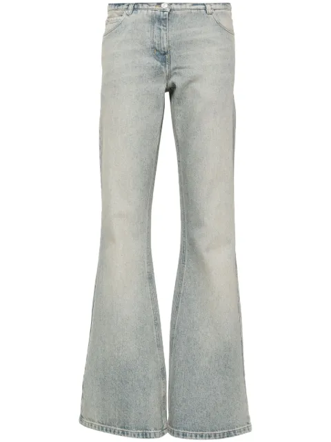 Courrèges bootcut cotton jeans Blue 224DPA221DE0016