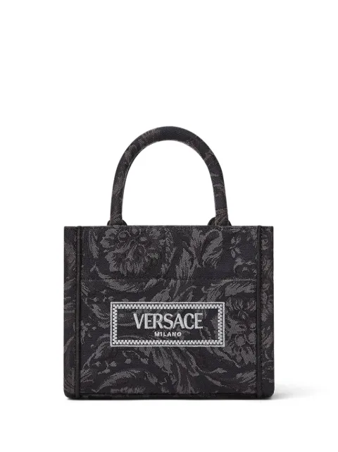 Versace extra small Barocco Athena tote bag Black 10152881A09741