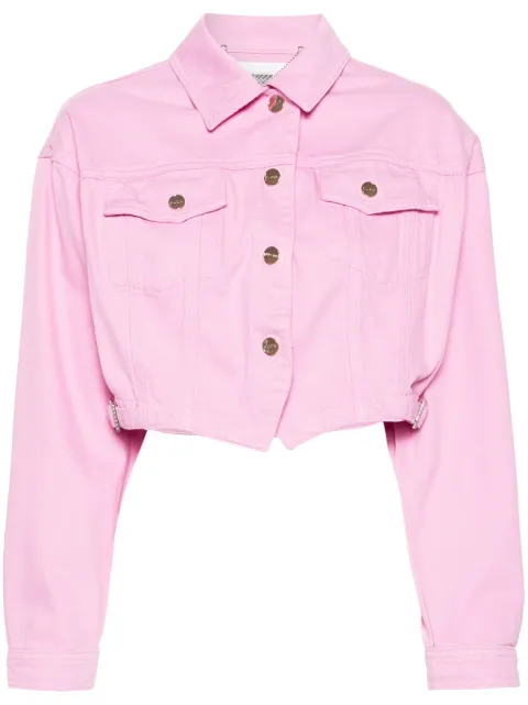 Blugirl chest-pocket cropped jacket Pink RA4133T3874