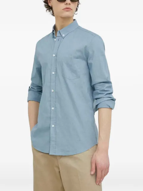 SAMSOE SAMSOE buttoned shirt Blue M20200043