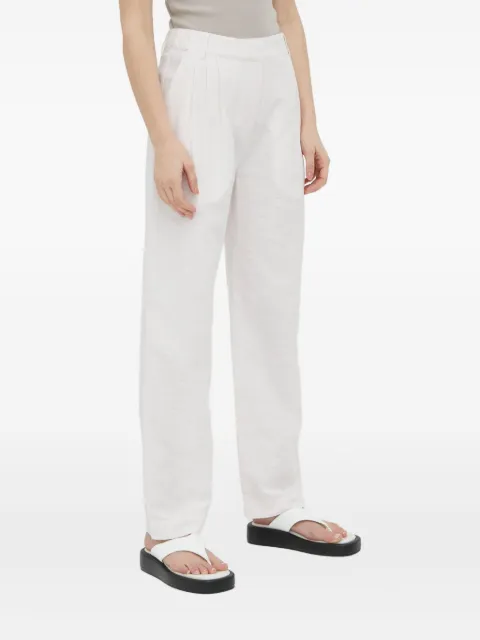 SAMSOE SAMSOE pleated trousers White F23100168