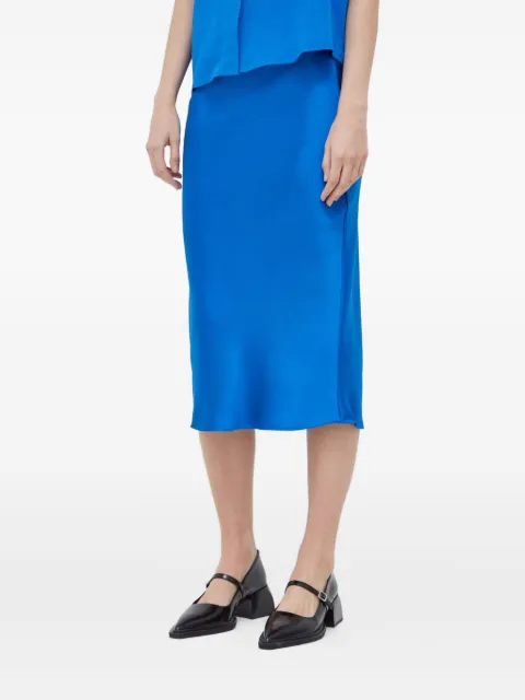 SAMSOE SAMSOE Agneta slip midi skirt Blue F22300195