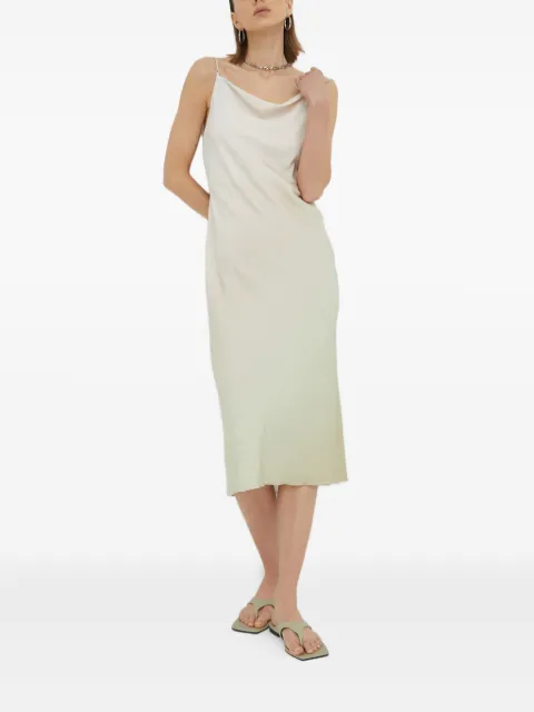 SAMSOE SAMSOE cowl-neck midi dress Neutrals F23100140