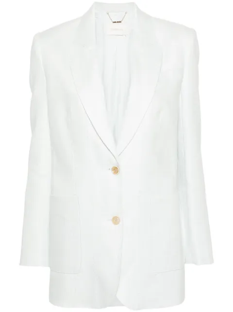 ZIMMERMANN Natura linen blazer Green 9548JS241