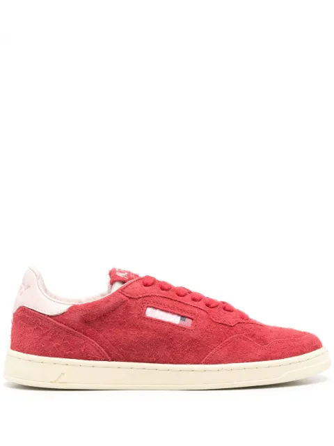Autry Medalist suede low-top sneakers Red FLLMUL03