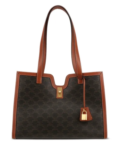 Celine Pre-Owned Cabas 16 canvas handbag Brown 407855
