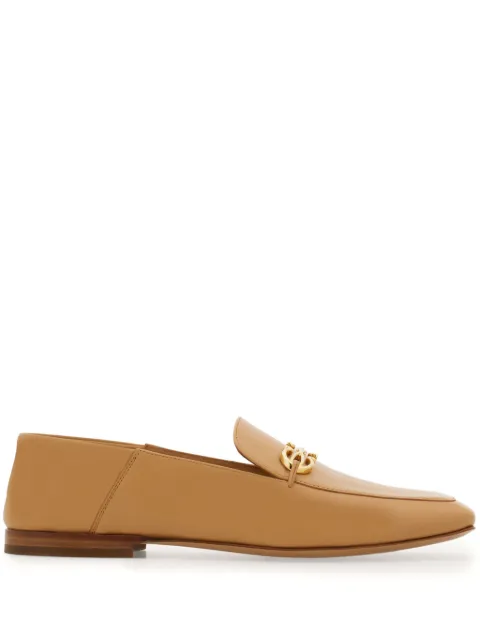 Ferragamo Gancini-embellished loafers Neutrals 774972