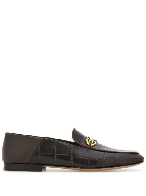 Ferragamo Gancini leather loafers Brown 774971