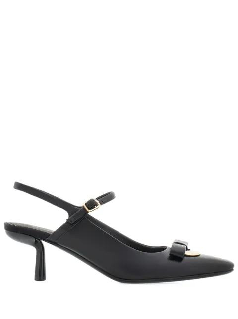 Ferragamo 55mm Drop Bow pumps Black 774573