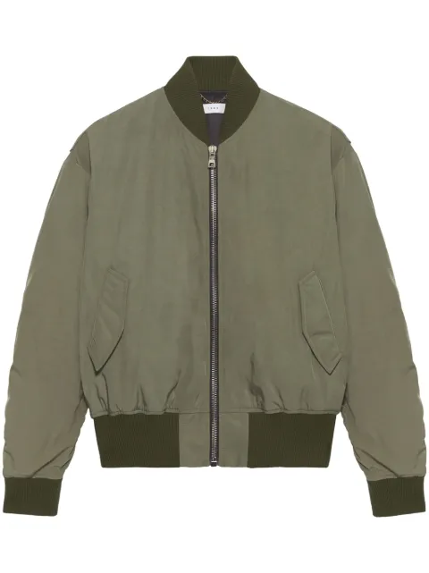 1989 STUDIO logo-embossed bomber jacket Green SS2460NYNYGM