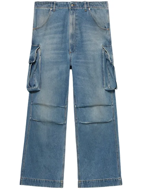 1989 STUDIO wide-leg cargo jeans Blue SS2453DEDEWA