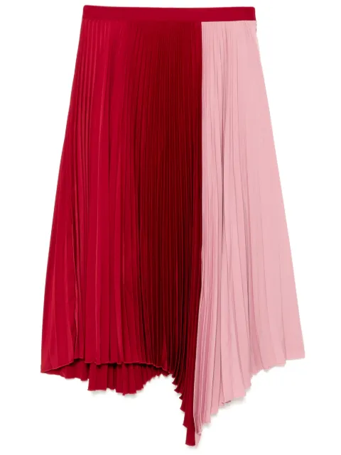 Maison Kitsuné fully pleated midi skirt Pink MW01503WF0022O476