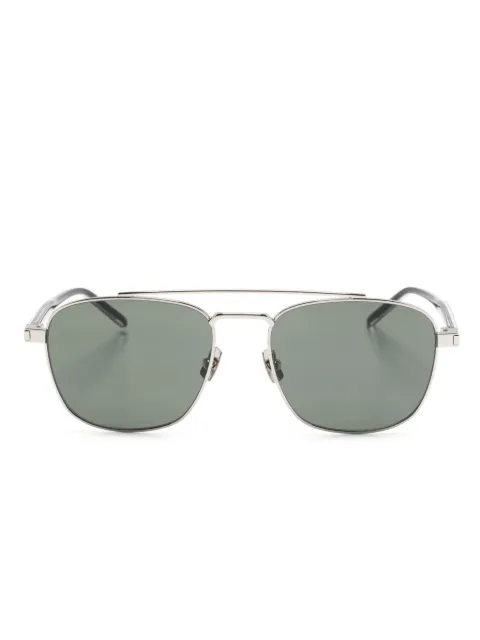 Saint Laurent Eyewear pilot-frame sunglasses Silver SL665