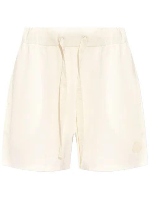 Moncler logo-patch track shorts White J10938H0001889AJP